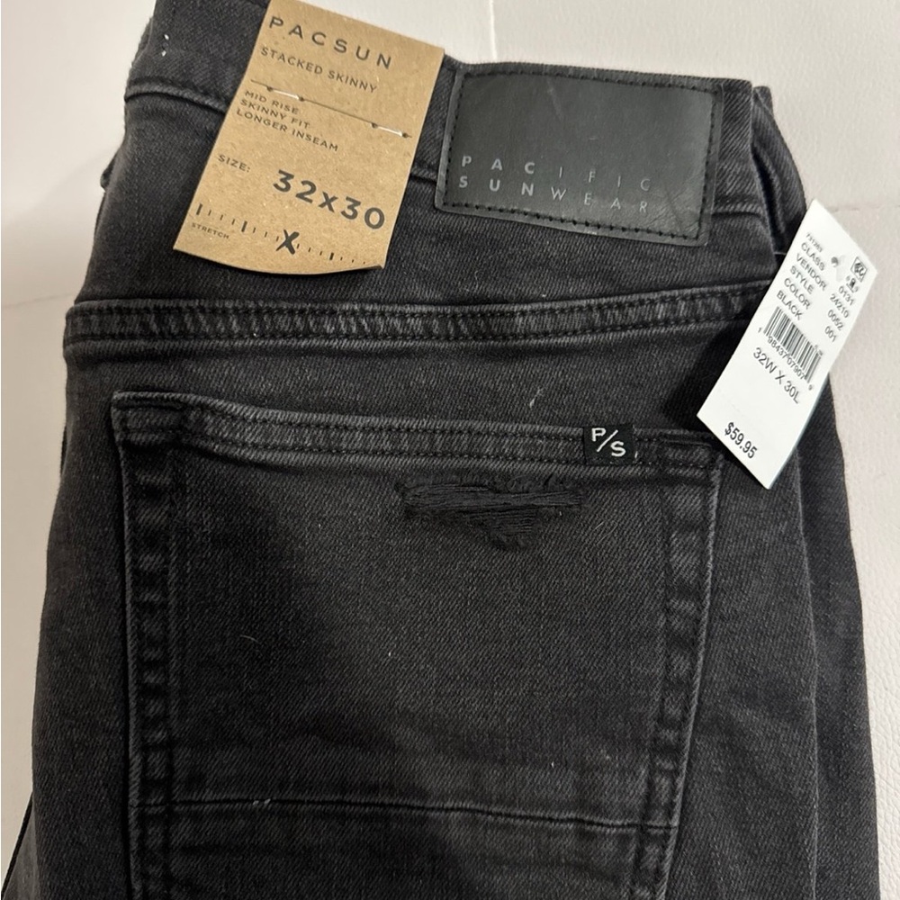 PacSun Men's Black Jeans
